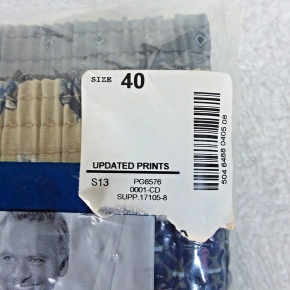 TownCraft JC Penney Mens Boxers Shorts 3 Pack Sz 40 Vintage Daddy Underwear - Picture 6 of 6